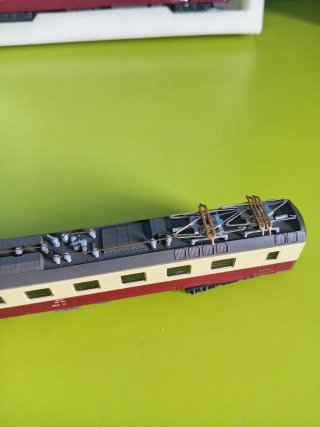 Set 7 Carrozze Treno Modello Orient Express