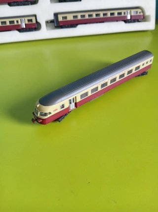Set 7 Carrozze Treno Modello Orient Express