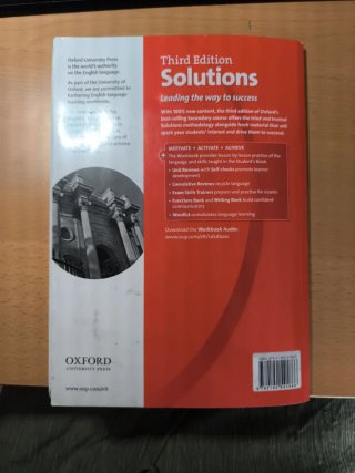 Solutions 3rd Edition Pre-Intermediate. Workbook