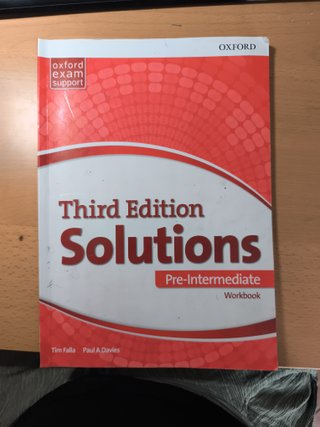 Solutions 3rd Edition Pre-Intermediate. Workbook
