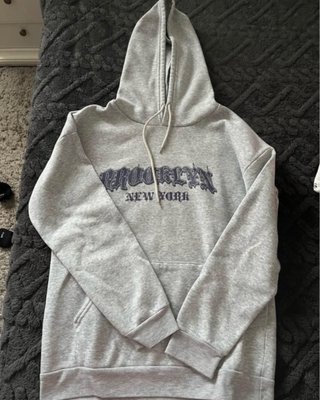 Sudadera Gris Brooklyn New York