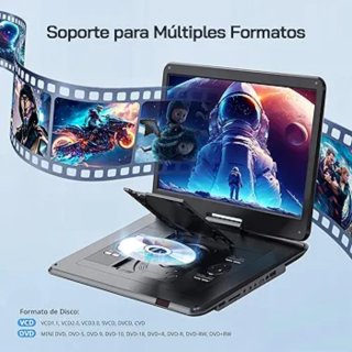 Reproductor DVD Portátil WOLFANG 17.5