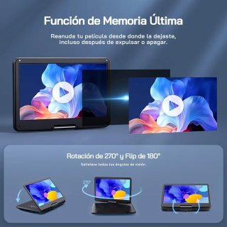 Reproductor DVD Portátil WOLFANG 17.5