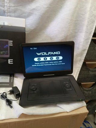 Reproductor DVD Portátil WOLFANG 17.5