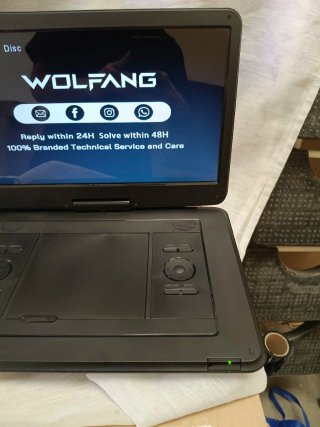 Reproductor DVD Portátil WOLFANG 17.5