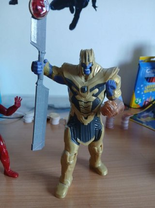 Set Figuras Avengers Iron Man vs Thanos