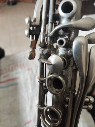 Clarinetto Americano in Metallo Professionale Restaurato