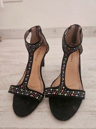 DI FONTANA Zapatos Tacon Mujer Talla 38