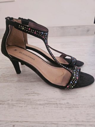 DI FONTANA Zapatos Tacon Mujer Talla 38