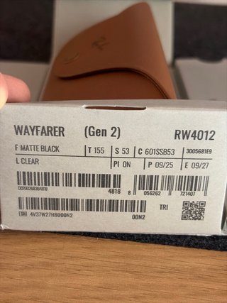 Gafas Ray-Ban Meta Gen2 Wayfarer Negro Mate