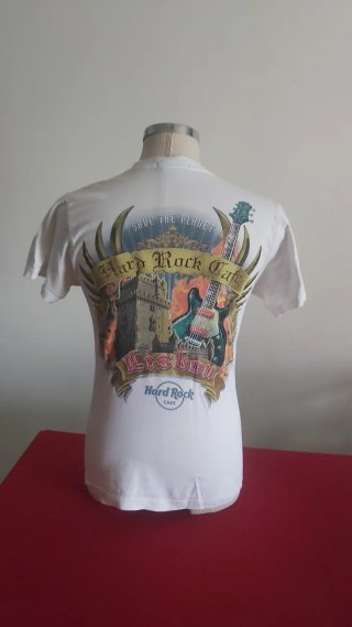 Hard Rock Cafe Lisboa 2008 T-Shirt Vintage