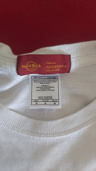 Hard Rock Cafe Lisboa 2008 T-Shirt Vintage