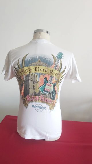 Hard Rock Cafe Lisboa 2008 T-Shirt Vintage