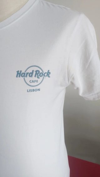 Hard Rock Cafe Lisboa 2008 T-Shirt Vintage