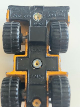 Matchbox Mobile Crane 1980 Vintage Grúa Obra