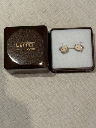 Pendientes Hello Kitty Serret Joier Niña