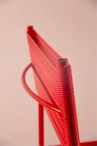 Coppia di sedie Spaghetti Rosse