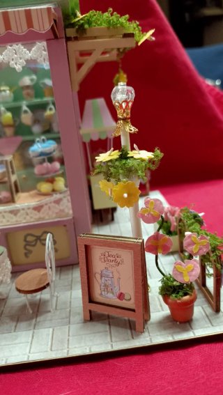 Mini Casa Tienda Pastelería Macarons