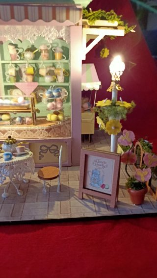 Mini Casa Tienda Pastelería Macarons