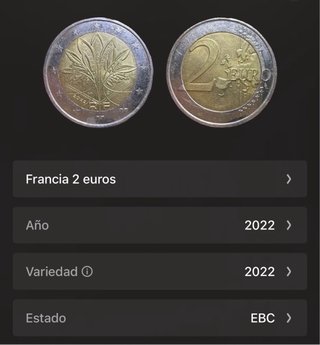 Moneda 2€ Francia 2022 RF