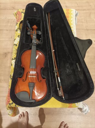 Violín infantil 3/4 con funda y arco