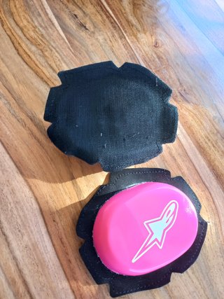 Deslizaderas Rosas para Moto Mono Cuero