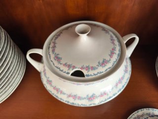 Vajilla Porcelana Santa Clara Flores