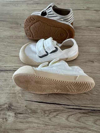 2 pares de zapatillas respetuosas talla 22 IGOR