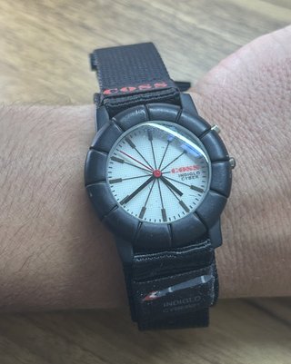 Orologio COSS Indiglo Cyber21 Vintage NOS
