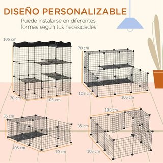 Recinto Modular Mascotas Niveles Rampas Puertas