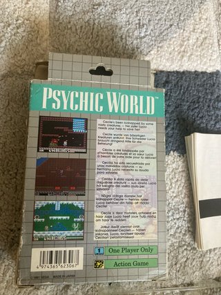 Psychic World Sega Game Gear