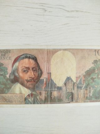 Billete 10 Francos Franceses 1960