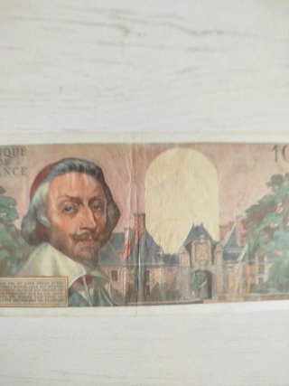 Billete 10 Francos Franceses 1960