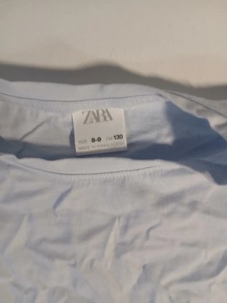 Camiseta Zara Niña Manga Corta