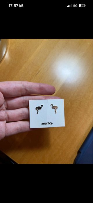 Pendientes Anartxy acero Flamenco