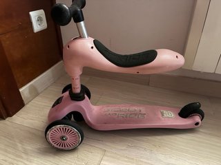 Patinete 2 en 1 rosa SCOOT AND RIDE