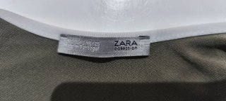 Mono de tiras verde oliva de Zara. Talla XS