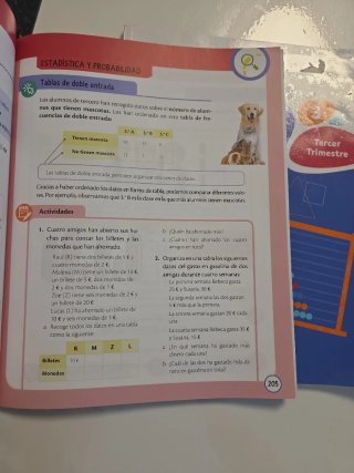 Matemáticas 3, Primaria, De otra manera