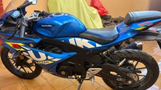 Moto Deportiva 125cc Azul