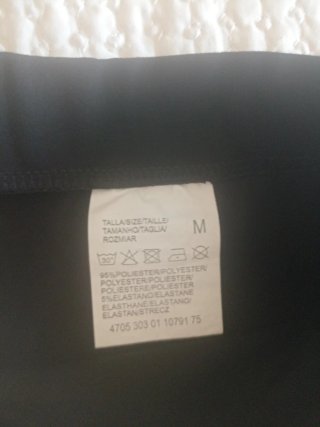 Minifalda negra talla M