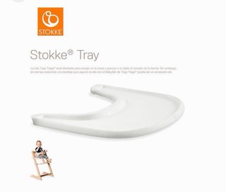 Bandeja blanca Stokke Tripp Trapp original.