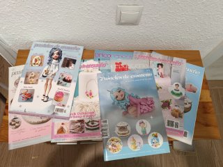 Colección de revistas de pastelería creativa