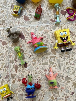 Cositas bob esponja,leer descripción