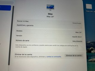 iMac 27 Retina 5K 2020 i5 6 núcleos 16 GB