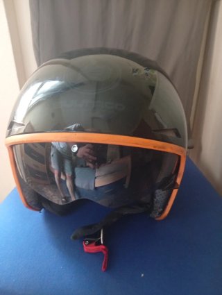 Casco Bultaco Moto talla M y guantes  talla L con