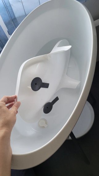 Bañera bebé Luma blanca