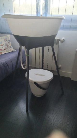 Bañera bebé Luma blanca