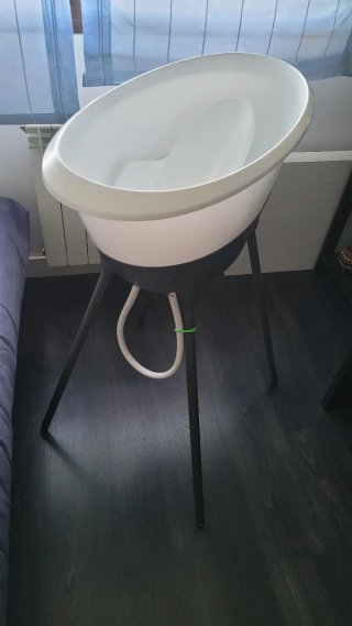 Bañera bebé Luma blanca