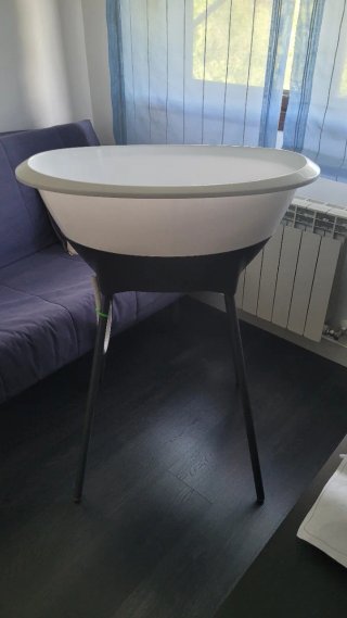 Bañera bebé Luma blanca