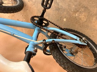 Bicicleta infantil azul